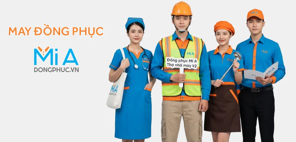 May đồng phục Mi A – đa dạng mẫu đồng phục cho doanh nghiệp