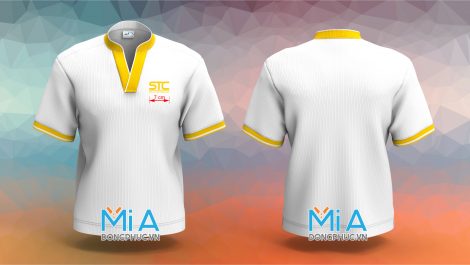 Áo thun cổ tàu trụ hở chữ V - STC