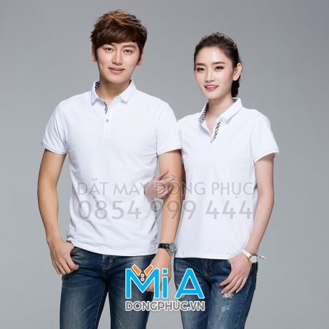 Áo thun cổ bo chân cổ sơ mi 014