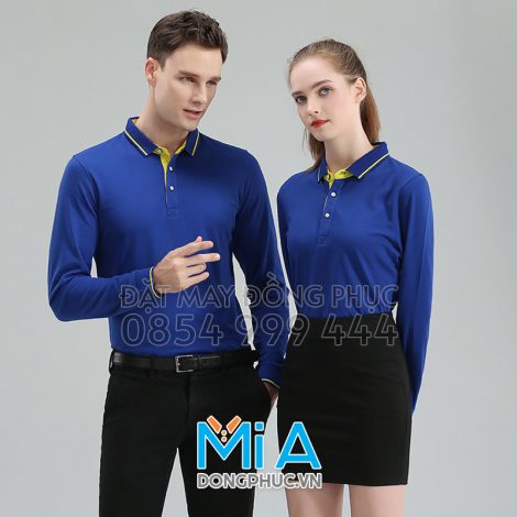 Áo thun cổ bo chân cổ sơ mi 017