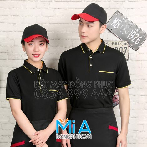 Áo thun cổ bo chân cổ sơ mi 030