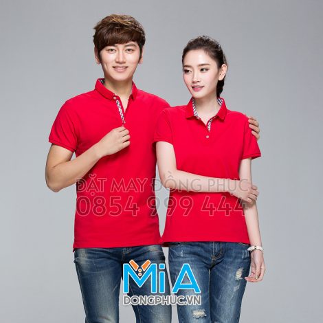 Áo thun cổ bo chân cổ sơ mi 042