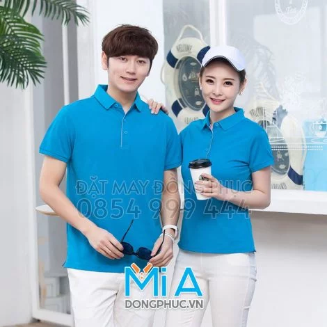 Áo thun cổ bo chân cổ sơ mi 468