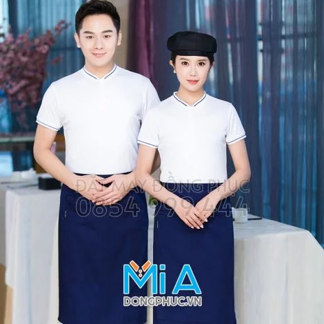 Áo thun cổ bo ngắn trụ cài nút 002