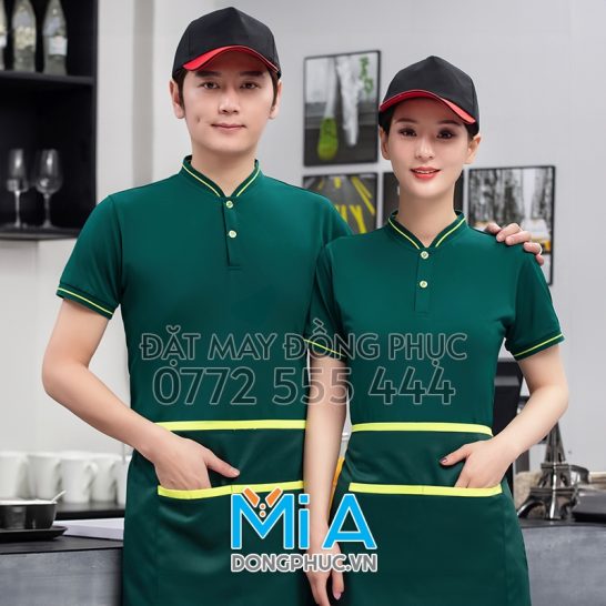 Áo thun cổ bo ngắn trụ cài nút 007