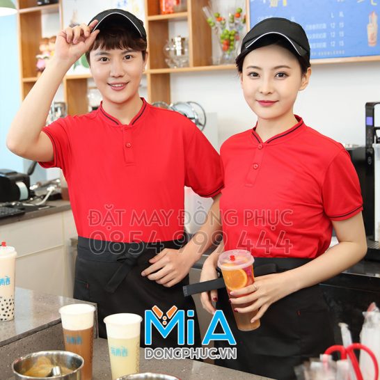 Áo thun cổ bo ngắn trụ cài nút 015