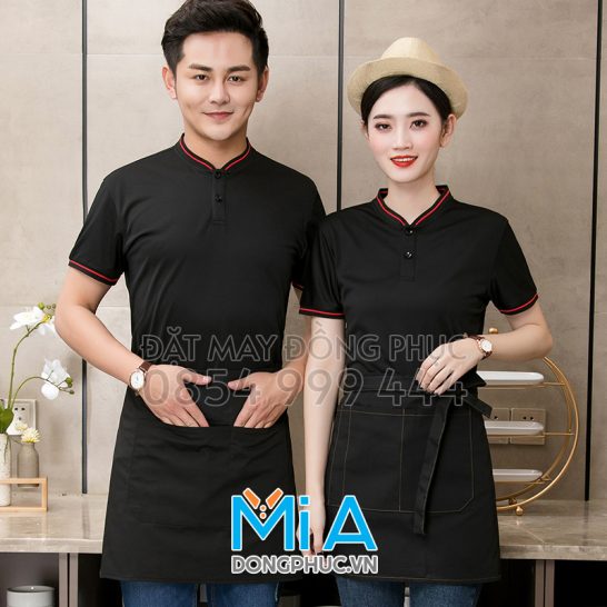 Áo thun cổ bo ngắn trụ cài nút 017