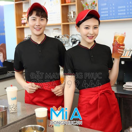 Áo thun cổ bo ngắn trụ cài nút 021