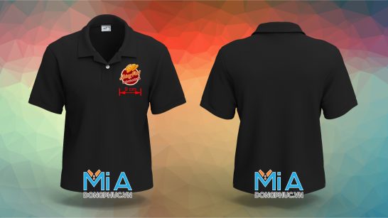 Áo thun đồng phục cổ bo trụ cài nút Bánh Mì Hoàng Phát
