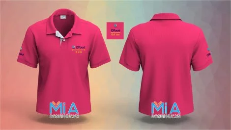 Áo thun đồng phục cổ bo trụ cài nút O'Food Áo thun đồng phục cổ bo trụ cài nút O'Food