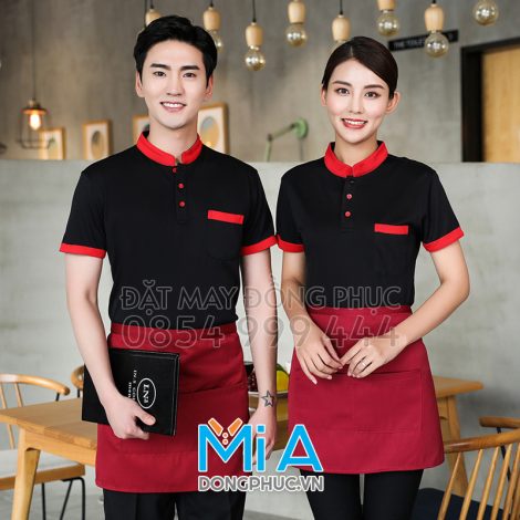 Áo thun cổ tàu trụ cài nút 021