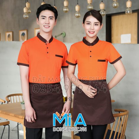 Áo thun cổ tàu trụ cài nút 023