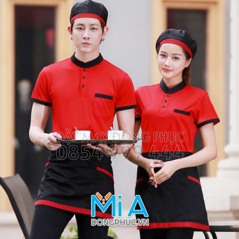 Áo thun cổ tàu trụ cài nút 028