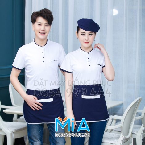 Áo thun cổ tàu trụ cài nút 037