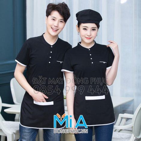 Áo thun cổ tàu trụ cài nút 040