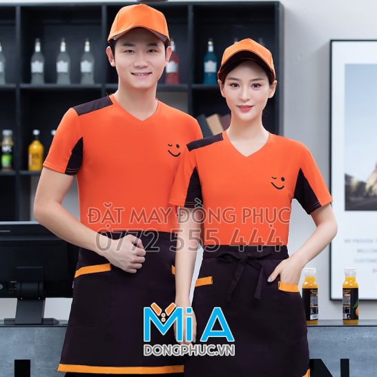 Áo thun đồng phục cổ tim 029