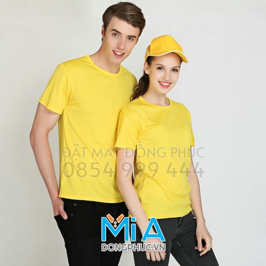 Áo thun đồng phục cổ tròn 001