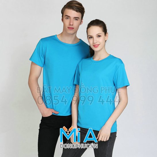 Áo thun đồng phục cổ tròn 002