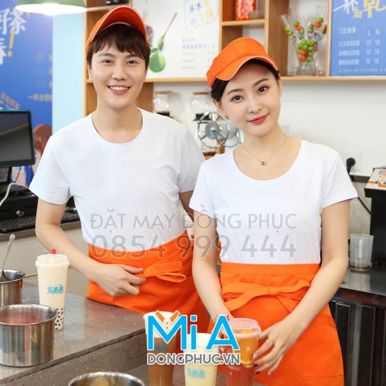 Áo thun đồng phục cổ tròn 009