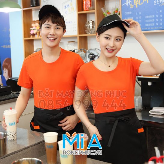 Áo thun đồng phục cổ tròn 013