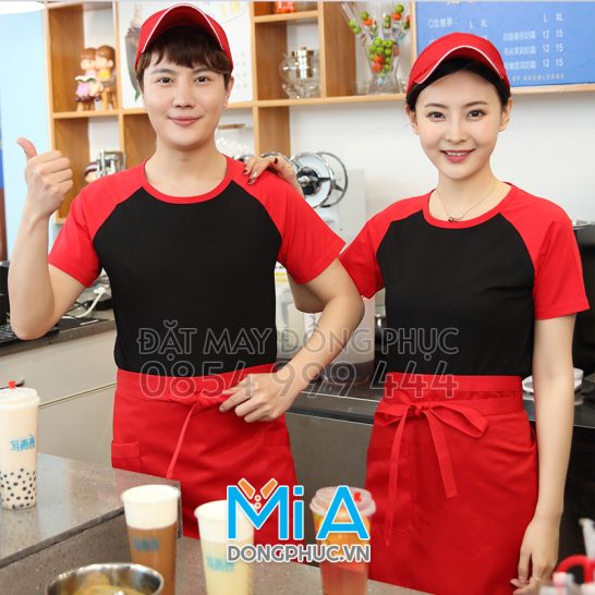 Áo thun đồng phục cổ tròn 018