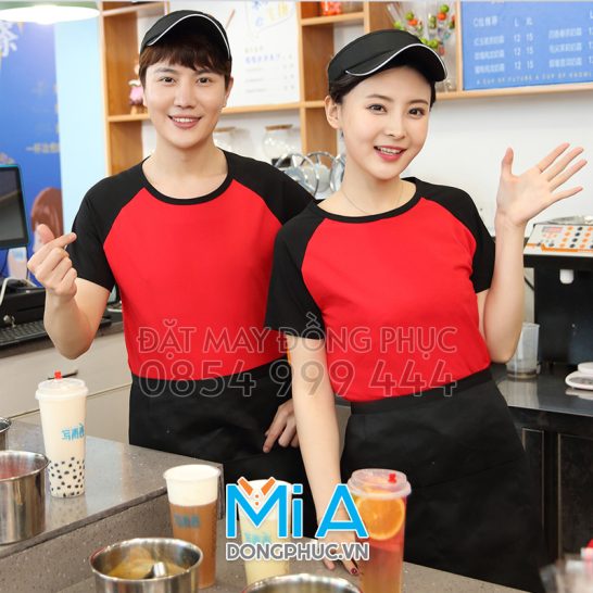 Áo thun đồng phục cổ tròn 019