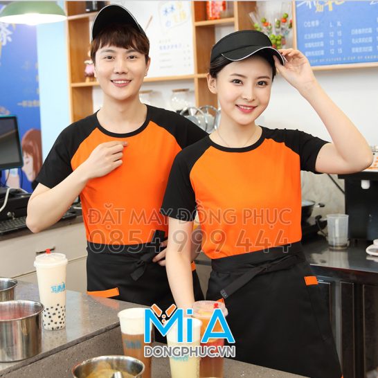 Áo thun đồng phục cổ tròn 020