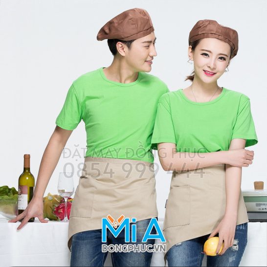 Áo thun đồng phục cổ tròn 025