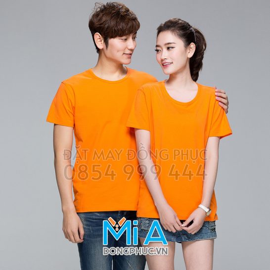 Áo thun đồng phục cổ tròn 030