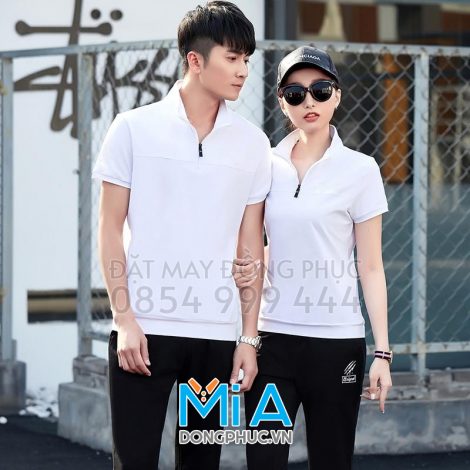 Áo thun trụ dây kéo 018