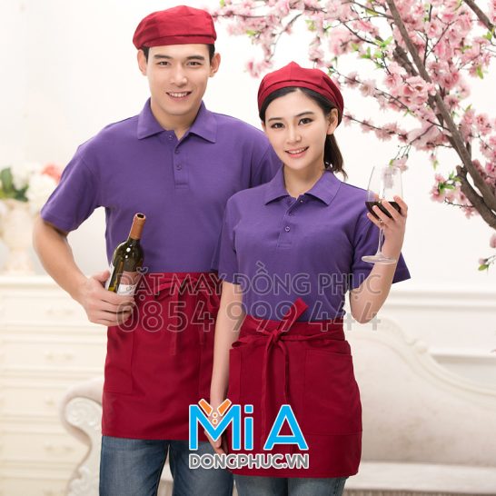 Đồng phục áo thun cổ bo trụ cài nút 008 Đồng phục áo thun cổ bo trụ cài nút 008