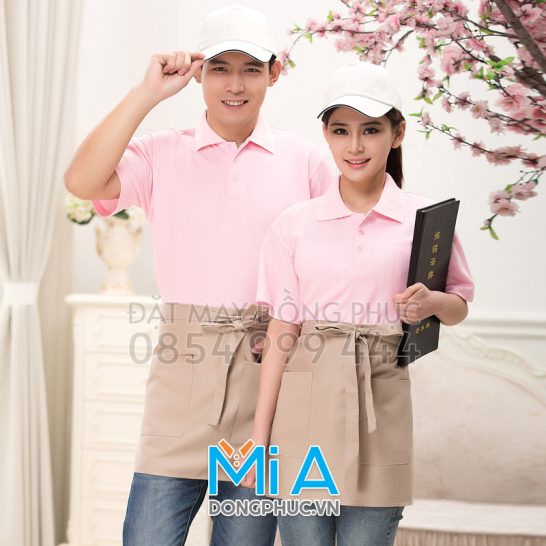 Đồng phục áo thun cổ bo trụ cài nút 010 Đồng phục áo thun cổ bo trụ cài nút 010