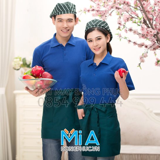 Đồng phục áo thun cổ bo trụ cài nút 013 Đồng phục áo thun cổ bo trụ cài nút 013