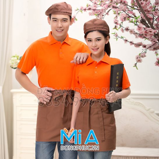 Đồng phục áo thun cổ bo trụ cài nút 014 Đồng phục áo thun cổ bo trụ cài nút 014