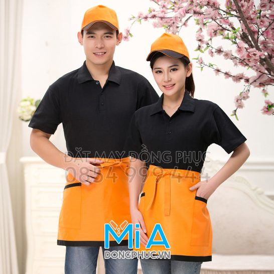 Đồng phục áo thun cổ bo trụ cài nút 015 Đồng phục áo thun cổ bo trụ cài nút 015