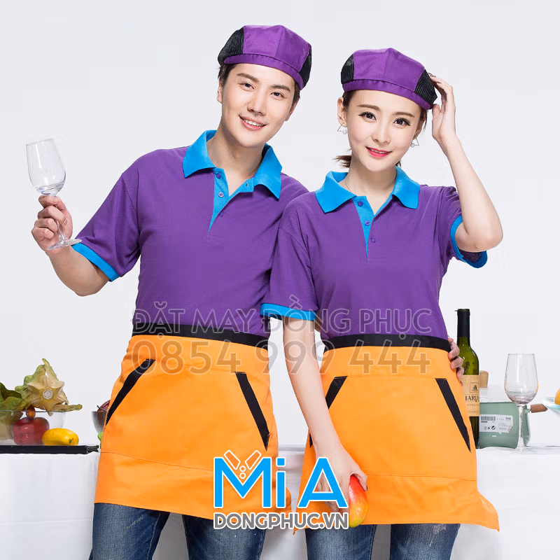 Đồng phục áo thun cổ bo trụ cài nút 070 Đồng phục áo thun cổ bo trụ cài nút 070