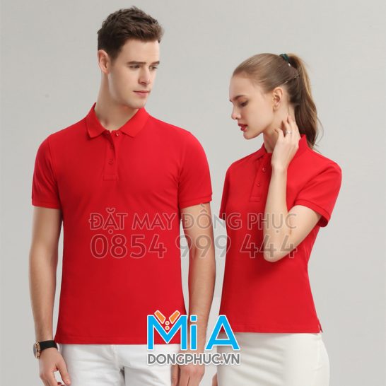 Đồng phục áo thun cổ bo trụ cài nút 115 Đồng phục áo thun cổ bo trụ cài nút 115