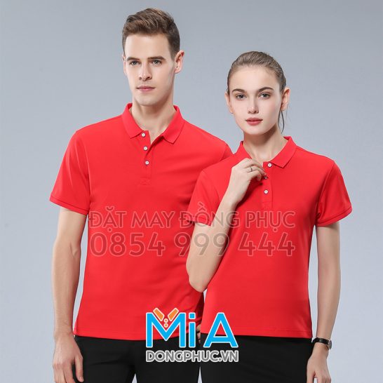 Đồng phục áo thun cổ bo trụ cài nút 116 Đồng phục áo thun cổ bo trụ cài nút 116