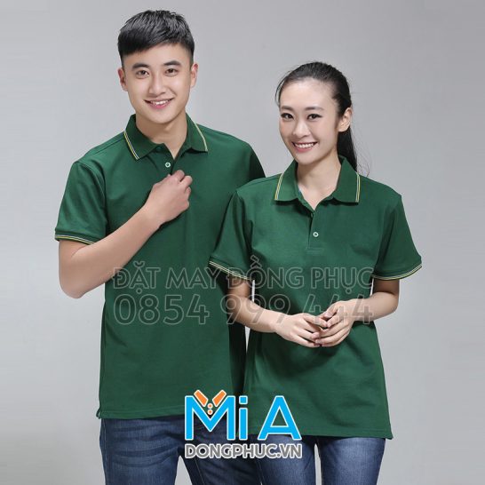 Đồng phục áo thun cổ bo trụ cài nút 129 Đồng phục áo thun cổ bo trụ cài nút 129