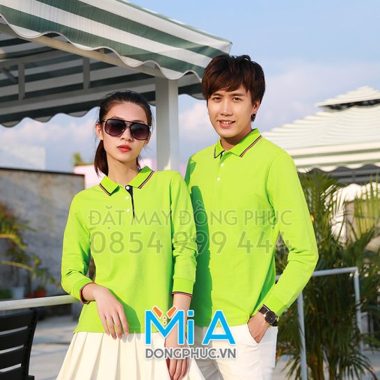 Đồng phục áo thun cổ bo trụ cài nút 138 Đồng phục áo thun cổ bo trụ cài nút 138