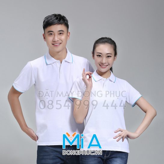 Đồng phục áo thun cổ bo trụ cài nút 169 Đồng phục áo thun cổ bo trụ cài nút 169