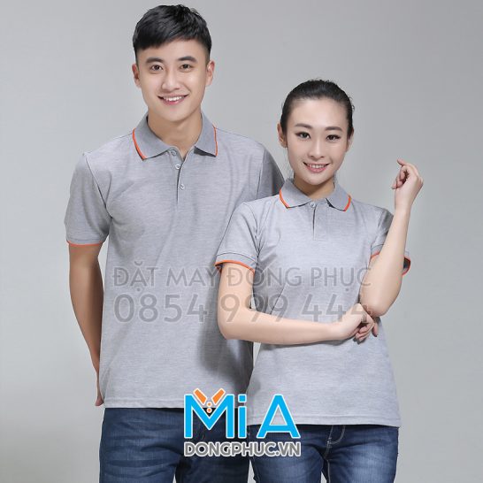 Đồng phục áo thun cổ bo trụ cài nút 171 Đồng phục áo thun cổ bo trụ cài nút 171