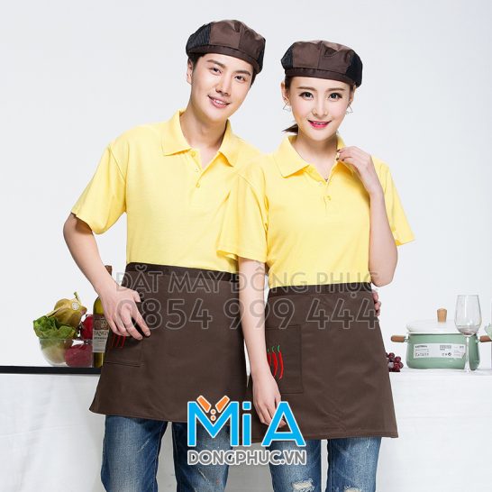 Đồng phục áo thun cổ bo trụ cài nút 172