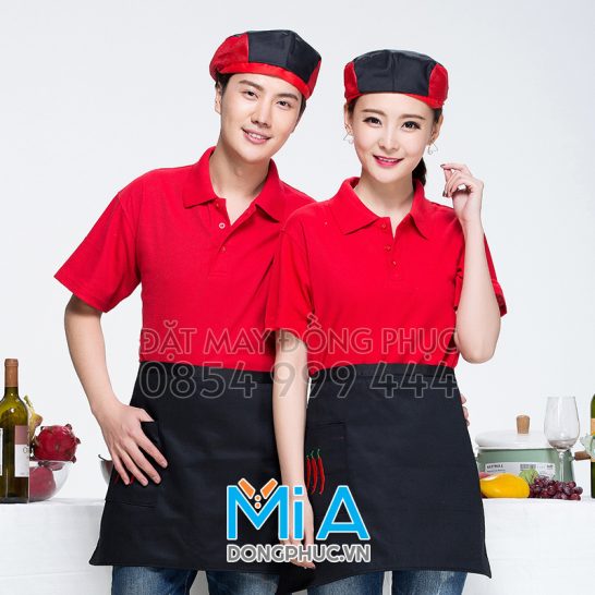 Đồng phục áo thun cổ bo trụ cài nút 179
