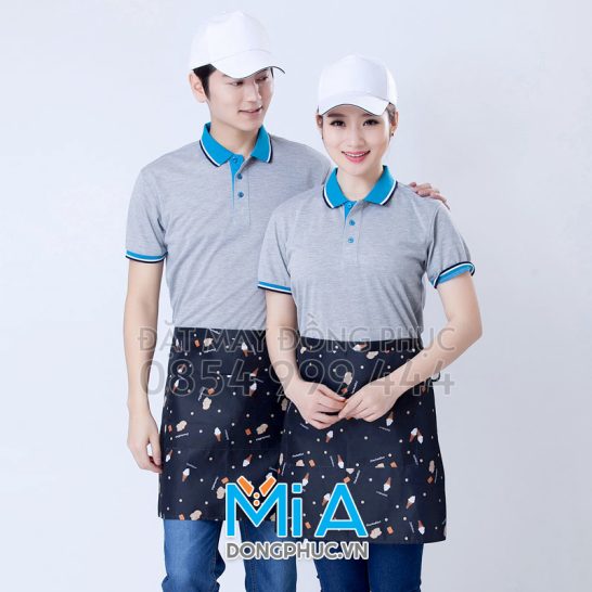 Đồng phục áo thun cổ bo trụ cài nút 191 Đồng phục áo thun cổ bo trụ cài nút 191