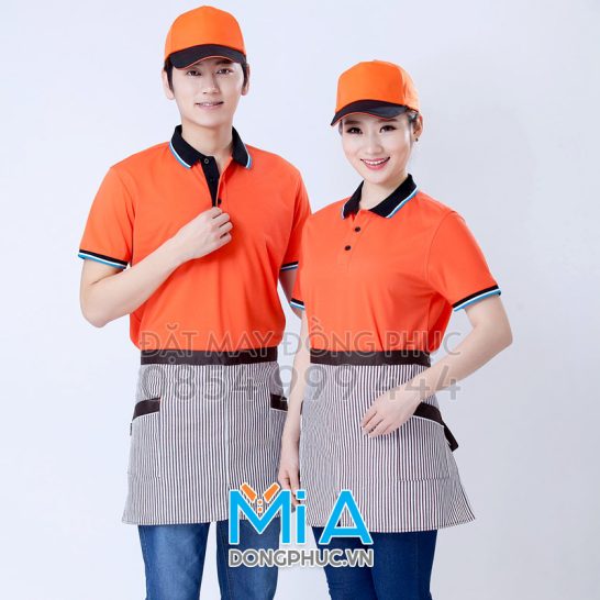 Đồng phục áo thun cổ bo trụ cài nút 193 Đồng phục áo thun cổ bo trụ cài nút 193