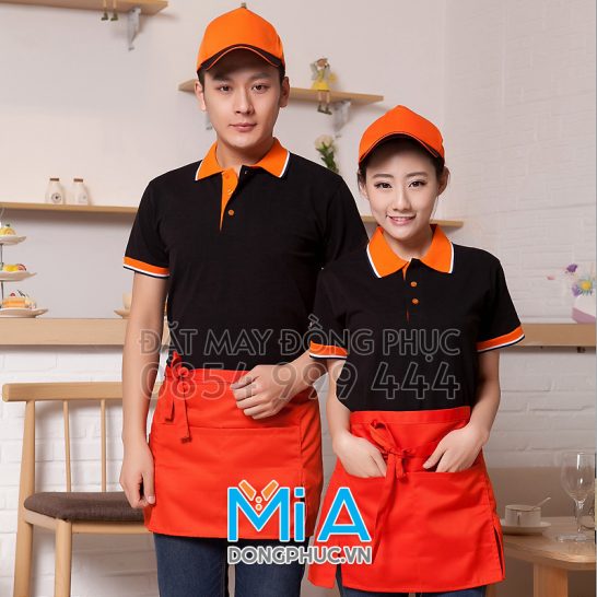Đồng phục áo thun cổ bo trụ cài nút 226