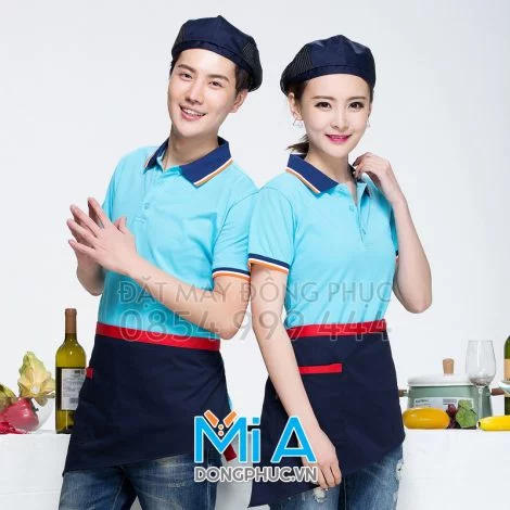 Đồng phục áo thun cổ bo trụ cài nút 274