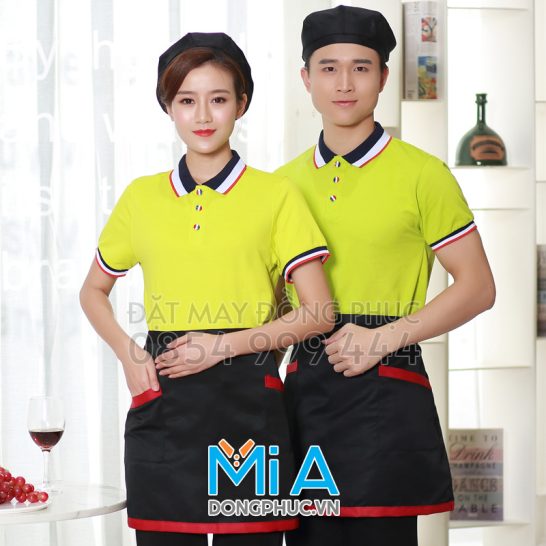 Đồng phục áo thun cổ bo trụ cài nút 294