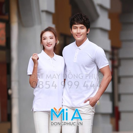 Đồng phục áo thun cổ bo trụ cài nút 296 Đồng phục áo thun cổ bo trụ cài nút 296